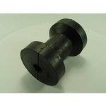 Gummirolle Bugrolle Schwarzer Gummi, <p>bohrung: 16 Mm<p>länge: 100 Mm<p>durchmesser: 75/40 Mm